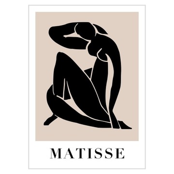Plakat 50x70 Henri Matisse Black Nude 2