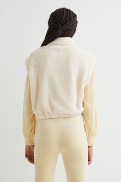 H&M kamizelka bezrękawnik kożuszek owieczka miś pluszowa baranek futrzana