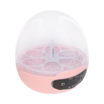 Domowy inkubator dla dzieci Clear 6 Egg Auto Pink