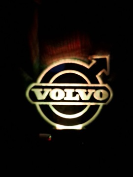 Зеркало со светодиодной подсветкой RGB LOGO VOLVO для кабины пилота