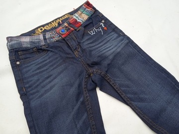 24 DESIGUAL DAMSKIE SPODNIE JEANS DŻINSY JEANSOWE