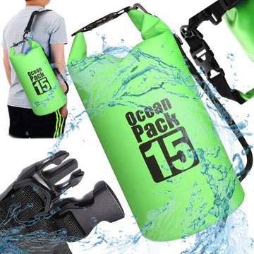 ВОДОНЕПРОНИЦАЕМАЯ СУМКА ДЛЯ КАЯКА, 15 Л