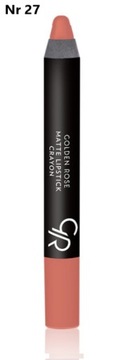Golden Rose Crayon matowa pomadka w kredce 27