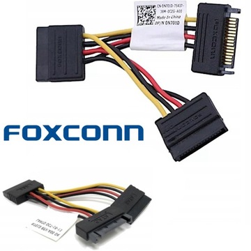 ROZDZIELACZ ZASILANIA SATA m 15PIN do SATA f 15PIN