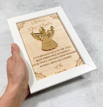 СПАСИБО КРЕСТНОМУ ОТЦУ ПОДАРОК ​​НА КРЕЩЕНИЕ ЗОЛОТОЙ АНГЕЛ