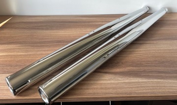 NOWE DUELLS TŁUMIKI TŁUMIK WYDECH JAWA 350 TS TYP 638 12V