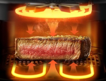 COSORI Turbo Tower Pro Smart Wi-Fi 10,8 л аэрофритюрница с двойным стеком, керамика