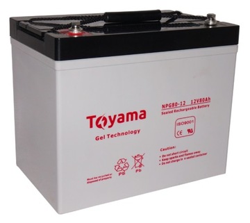 Akumulator żelowy Toyama NPG 80 12V 80Ah