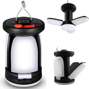 LAMPKA KEMPINGOWA TURYSTYCZNA DO NAMIOTU USB LED