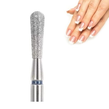 FREZ diamentowy łezka 8mm do skórek PAZNOKCI Pedicure MANICURE