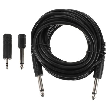 GITARA ELEKTRYCZNA Gitara KABEL AUDIO CZARNY BAS