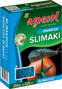 ŚLIMATOX 5GB ŚRODEK PREPARAT TRUTKA NA ŚLIMAKI GRANULAT 1KG AGRECOL