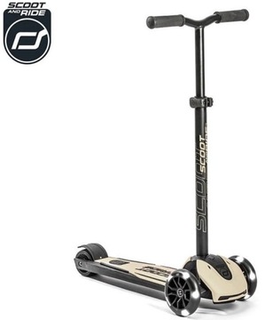 КОМПЛЕКТ Scoot And Ride Ash СКУТЕР Highwaykick 5 + ШЛЕМ со светодиодами от S до M 5L+