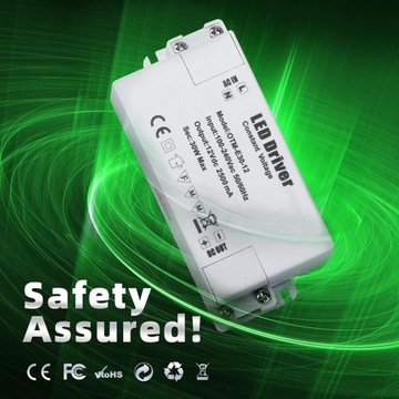 СВЕТОДИОДНЫЙ ТРАНСФОРМАТОР 240 12В постоянного тока 2,5А LED MR11, MR16