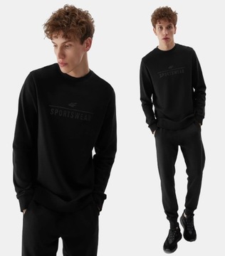 4F BLUZA MĘSKA DRESOWA SPORTOWA BASIC