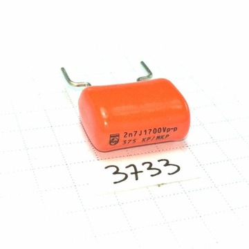 Kondensator Philips 2.7nF 2000V R15 5% MKP375 x2