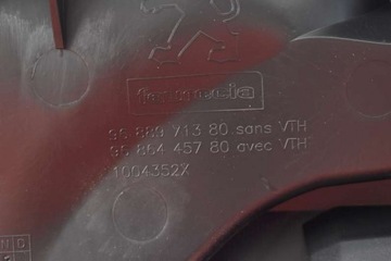 DESKA ROZDĚLOVAČE KONZOLA KOKPIT AIRBAG EU PEUGEOT 508 1 I 10-14