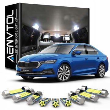 OŚWIETLENIE wnętrza LED SKODA RAPID NH3 6000K