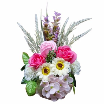 Мыло цветы букет розы ромашки ПОДАРОК ​​- подарок на День матери