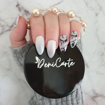 НАКЛЕЙКИ ДЛЯ ИСКУССТВЕННЫХ НОГТЕЙ УЗОРЫ С КЛЕЕМ 24 ШТ.