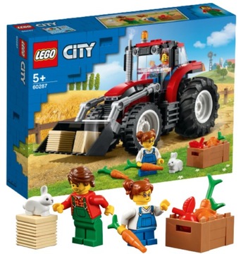 KLOCKI LEGO CITY TRAKTOR FARMA POLE WIEŚ FARMERZY PREZENT DLA 5,6,7,8 LATKA