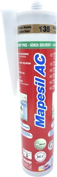 MAPEI SILIKON MAPESIL AC 135 310ml ZŁOTY PYŁ