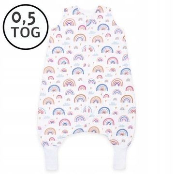 LETNI Śpiworek z nogawkami 86-104 M WZORY!