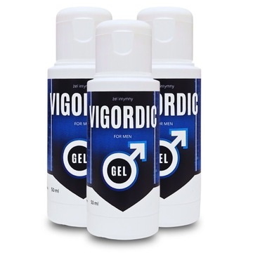 3x VIGORDIC GEL NAJSILNIEJSZY ŻEL NA POWIĘKSZENIE PENISA EREKCJE WZWÓD 50ml