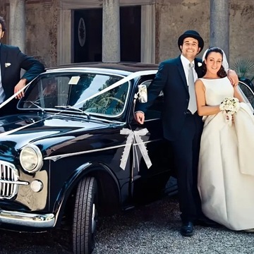 DEKORACJA ŚLUBNA DO SAMOCHODU NA ŚLUB AUTO OZDOBY DEKORACJE KOKARDKI WESELE