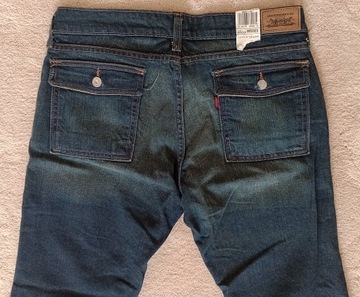 Spodnie damskie jeansowe dzwony Levis 545 r.L