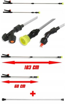 РУЧНОЙ РЮКЗАКОВЫЙ ОПРЫСКИВАТЕЛЬ ДАВЛЕНИЯ 16 Л КОПЬЕ