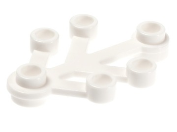 LEGO Rośliny liść liście 2423 białe - 4 szt.