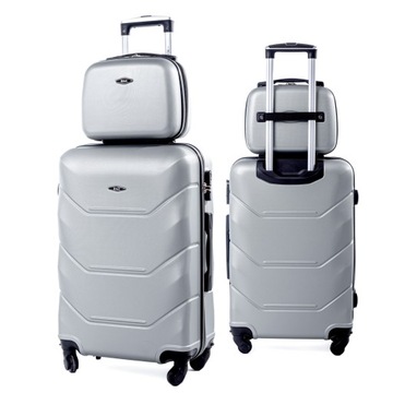 НАБОР 2в1 БОЛЬШОЙ ДОРОЖНЫЙ ЧЕМОДАН XXL + КОРОБКА КОСМЕТИЧЕСКАЯ СУМКА RGL БАГАЖНАЯ СУМКА