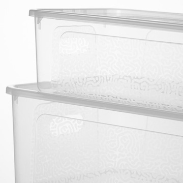 3x ПЛАСТИКОВЫЙ КОНТЕЙНЕР С КРЫШКОЙ ПЛАСТИКОВАЯ КОРОБКА