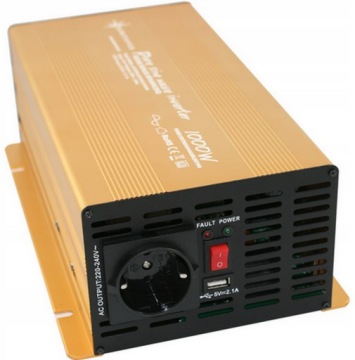 Měnič Napětí Napětí 12/230 V Výkon 1000/2000 W Sinus