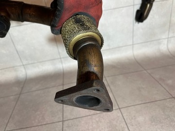 MERCEDES OM642 ВЫПУСКНОЙ ПАТРУБОК ОРИГИНАЛ ЗДОРОВЫЙ