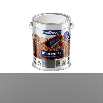 IMPREGNAT DO DREWNA Luxdecor WOSKI 1L SZARY