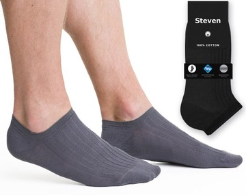 Stopki bezuciskowe. Bawełna SANITIZED 44-46 CZARNY