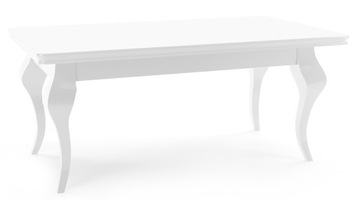 Stylowa biała ława stolik kawowy Sara 120cm x 70cm