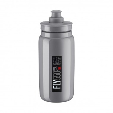 Bidon Elite FLY MTB Grey, Grey Logo 550 ml