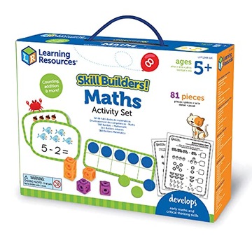 Learning Resources LSP1248-UK Skill Builders Maths Activity Set, Multi-Colo
