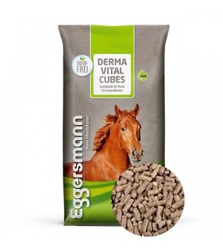 Pasza Eggersmann Derma Vital Cubes skóra 25 kg