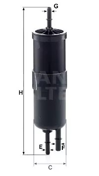 MANN-FILTER WK 6030 FILTR PALIVA