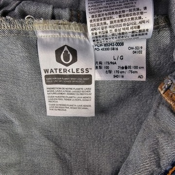 Kurtka Jeansowa LEVIS TYPE 2 PREMIUM Katana Denim Dżins Błękitna L