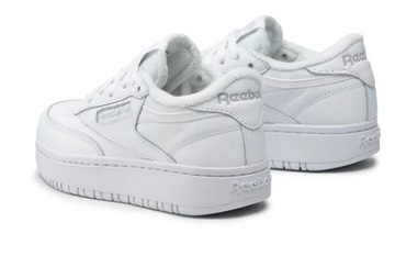 REEBOK CLUB C BUTY SPORTOWE DAMSKIE BIAŁE SKÓRZANE 38,5 3P8G8*