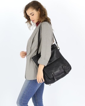 Женская сумка 2IN1 рюкзак мягкая натуральная кожа