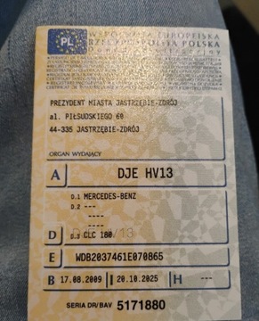 Mercedes CLC 1.8 (180 Kompressor) 143KM 2009 Mercedes-Benz CLC 2009r, 1.8Benzyna. Lekko uszkodzony lewy bok. Jezdzi., zdjęcie 22