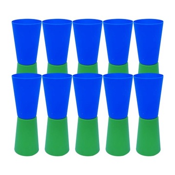 10 sztuk Flip Cups Speed Agility Training Sprawność fizyczna Różowy pomarań
