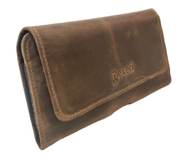 SKÓRZANA KABURA DO PASKA ETUI NA TELEFON DO 6,9