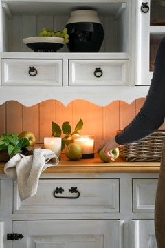 Буфет из вощеной древесины для столовой VIT101